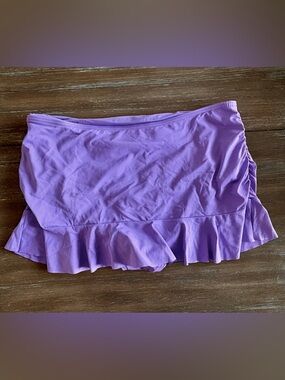 Lands' End Mini Swim Skirt with Ruffle Hem